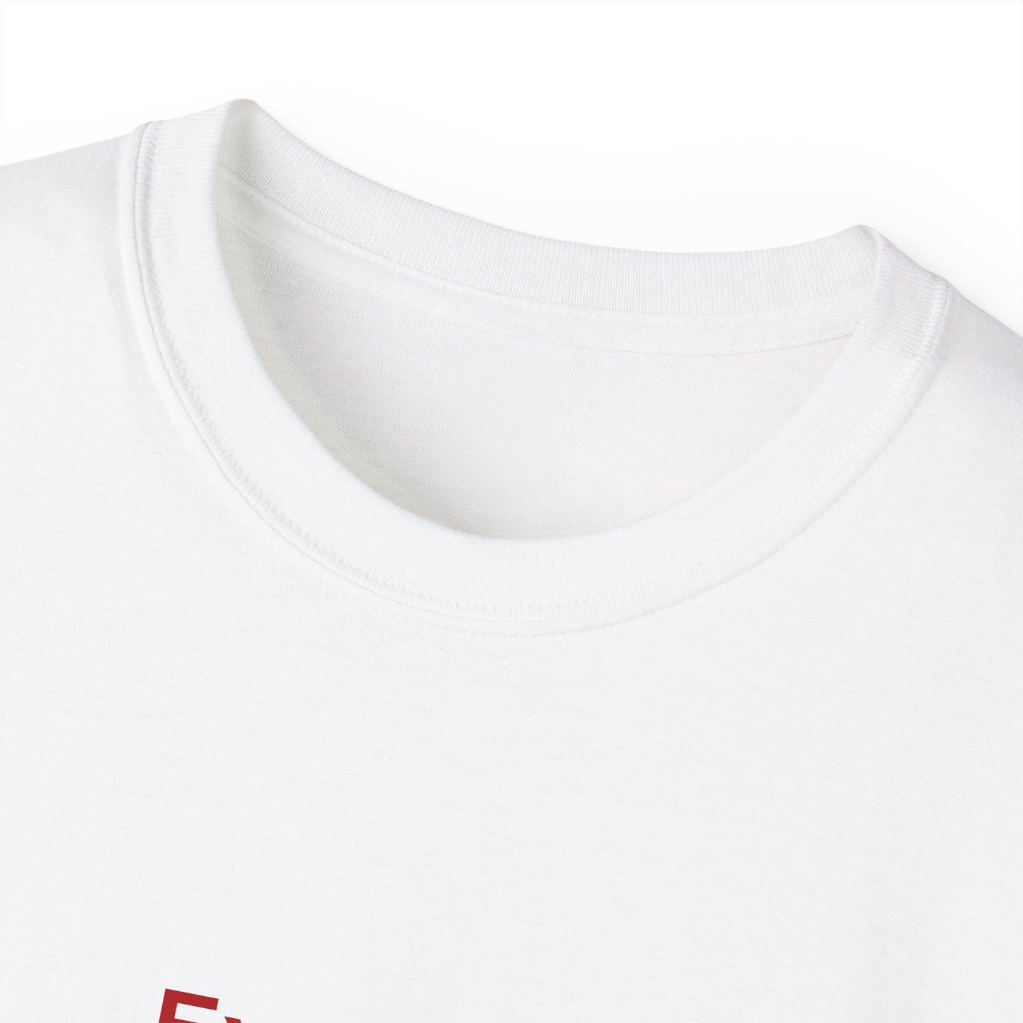 "Executor" Couples Shirt [Male T-shirt - White]