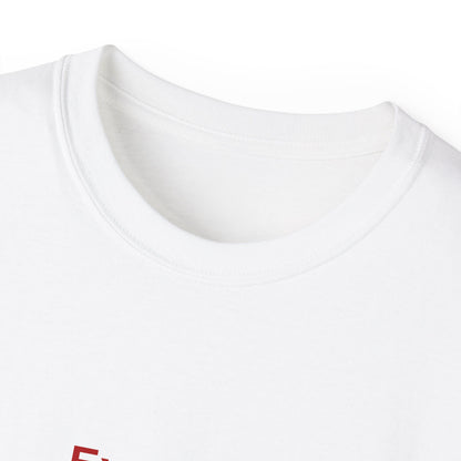 "Executor" Couples Shirt [Male T-shirt - White]