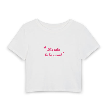 Baby Shu Says "It's Cute to Be Smart" (Baby Tee)