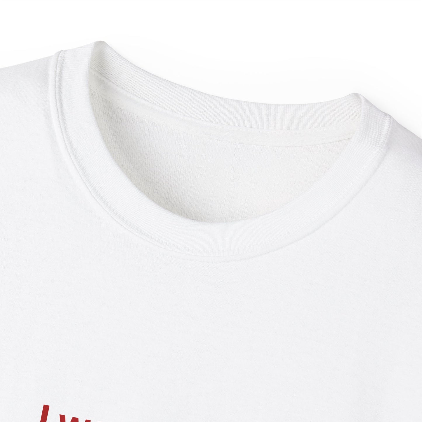 "I wanna die" Couples Shirts [Male T-shirt - White]