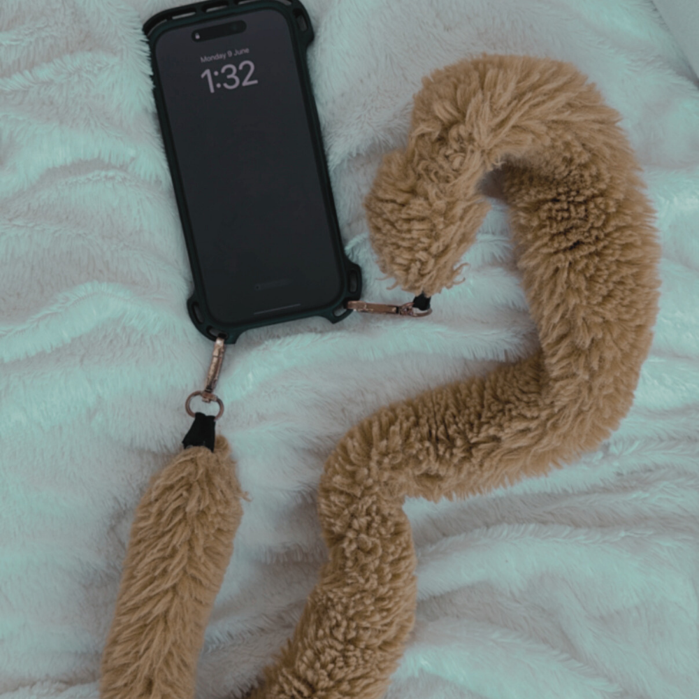 TheOneShu Furry Phone Strap Accessory + Universal Phone Clip