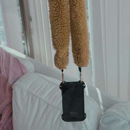 TheOneShu Furry Phone Strap Accessory + Universal Phone Clip