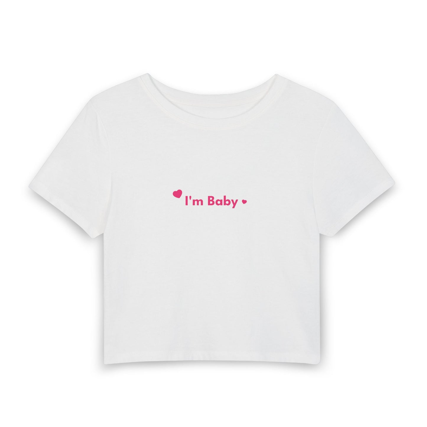 Baby Shu Says "I'm Baby" [Baby Tee - White - Bold Font]