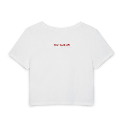 "Do you wanna die?" Couples Shirts [Female Baby Tee - White]