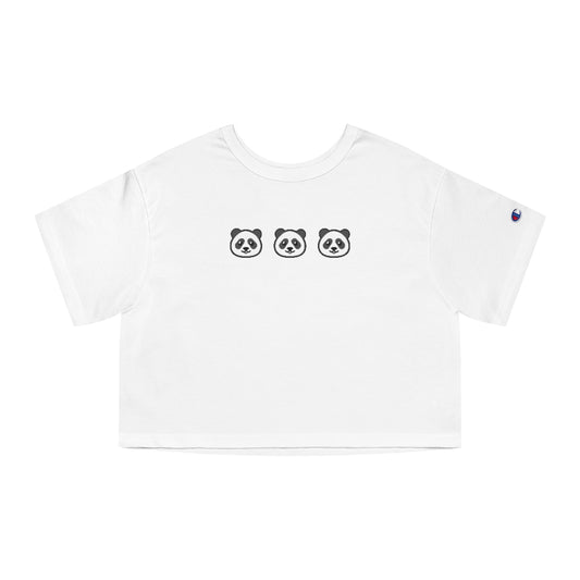 Pandies Crop-Top (Black/White)