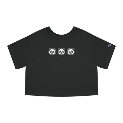 Pandies Crop-Top (Black/White)