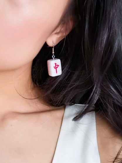 Mahjong Earrings